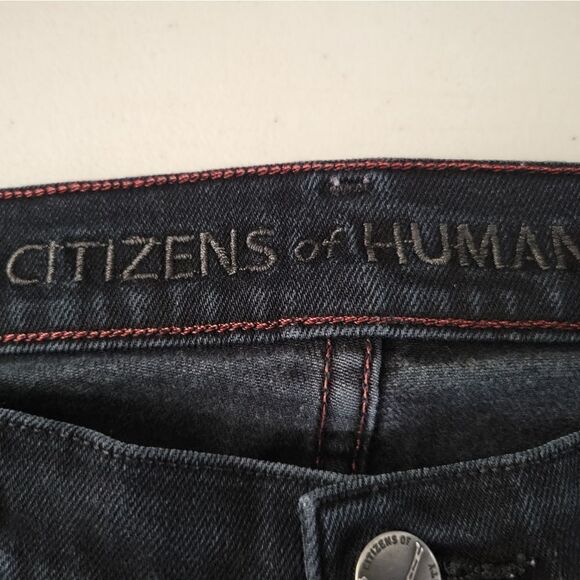 Citizens Of Humanity Women's Black Jeans tapered Pre-owned - Picture 3 of 6